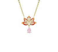 JZWCHQ Jewelry S925 Necklace Female Simple Enamel Craft Collarbone Chain National Style Jewelry