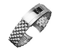 JZWCHQ Jubilee Watchband Compatible with Sub GMT Yacht Daytona 20mm 21mm Men's Strap Luxury Watch Chain Mod Parts Replacement Accessories(21mm)