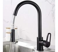 JZWCHQ Kitchen Sink Mixer Tap with Pull Down Sprayer,Kitchen Taps Brass 360° Rotation Hot and Cold 2 Modes Can Be Switched Kitchen Sink Faucet Easy to Install-Chrome