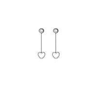 JZWCHQ Ladies Fashion 925 Earrings Simple Round Zircon Tassel Hollow Love Pendant Earrings Ladies Fashion Party Jewelry High-end earrings