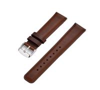 JZWCHQ Leather Watch Strap 20mm 22mm Wristband Quick Release Leather Smart Watchbands Compatible with Traditional Watch(Wine Red BK,20mm)