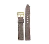 JZWCHQ Leather Watch Strap of The Watch is Suitable Compatible with Hermes 14/16/18/20mm Fashionable Comfortable Soft Cowhide Bracelet(Orange-Gold,20mm)