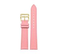 JZWCHQ Leather Watch Strap of The Watch is Suitable Compatible with Hermes 14/16/18/20mm Fashionable Comfortable Soft Cowhide Bracelet(Orange-Gold,20mm)