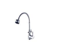 JZWCHQ Mixer Tap Kitchen Faucets Silver Single Handle Pull Out Kitchen Tap Single Hole Handle Swivel 360 Degree Water Mixer Tap Mixer Tap Basin Copper Faucets