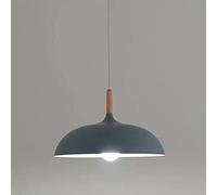 JZWCHQ Modern European Style Macaron Chaner for Coffee Shop and Restaurant Creative Hanging Lamp for Porch and Loft Single Head Pendant Light with Pot Cover Simple and Stylish Design (Grey 60 * 30cm)