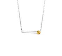 JZWCHQ Multicolor Topaz Gemstone Pendant Necklaces for Women Wedding Engagement Colar 925 Sterling Silver Jewelry Gifts