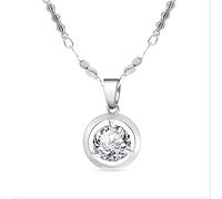 JZWCHQ necklace delicate 925 figure zircon pendant friendship gift