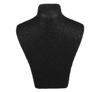 JZWCHQ Necklace Display Stand Black Pendant Necklace Display Shelf Display Shelves Neck Model Display Rack Necklace Display Bust Jewelry Displays for Selling Jewelry Portrait Stand