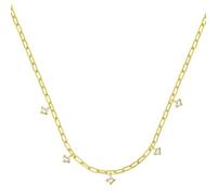 JZWCHQ necklace for women paper clip chain jewelry pendant 18k bijoux collar Made in China