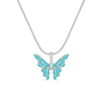 JZWCHQ Necklace Pendant Chain Men Women Jewellery Butterfly Necklace Pendant Necklaces Double Choker Chains For Women