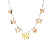 JZWCHQ Necklace Pendant Chain Men Women Jewellery Butterfly Stars Chain Necklaces For Women Jewelry