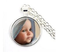 JZWCHQ Necklace Pendant Chain Men Women Jewellery Necklace Photo For Family