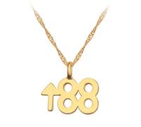 JZWCHQ Necklace Pendant Chain Men Women Jewellery Pendant Necklace Chain Double Jewelry for Women Men Jewelry