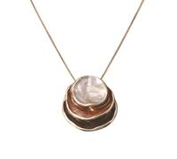 JZWCHQ Necklace Pendant Chain Men Women Jewellery Round Necklaces For Women