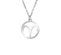 JZWCHQ Necklace Pendant Chain Men Women Jewellery Round Pendant Necklaces Jewelry