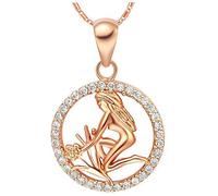 JZWCHQ Necklace Set Twelve Constellation Pendant Virgo Micro-Set