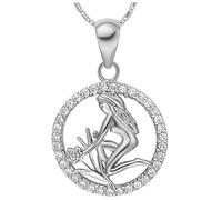 JZWCHQ Necklace Set Twelve Constellation Pendant Virgo Micro-Set