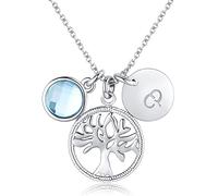 JZWCHQ necklace tree of life pendant necklace for women crystal jewelry jewelry accessories chain necklaces chain necklaces necklaces for women