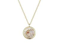 JZWCHQ Necklace Unique Zodiac Design Necklace 925 Round Pendant Clavicle Chain Birthday Gift for Girlfriend, Wife Necklaces for Women