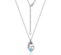 JZWCHQ Necklaces Ladies Fashion Jewelry Natural Topaz 925 Pendant 1.17 Carat Blue Topaz Exquisite Elegant Pendant Necklace Women's Pendants