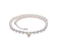 JZWCHQ Necklaces Women's Pearl Necklace High-gloss Pearl Pendant Bead Necklace Give Mother Jewelry Fashion Jewelry Gift Women's Pendants