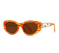 JZWCHQ New 2025 Luxury Cat's Eye Ladies Sunglasses Fashion Black Sun Glasses For Women Trendy Vintage Shades