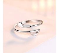 JZWCHQ Open Rings For Women,Vintage Adjustable Fashion Creative Music Symbol Silver Rings Romantic Jewelry Gift For Girl Women Couple Engagement Wedding