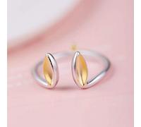 JZWCHQ Open Rings For Women,Vintage Adjustable Ring Simplicity Fashion 925 Silver Rabbit Ear Ring Romantic Jewelry Gift For Girl Women Couple Engagement Wedding Eternity Ring Xmas Gift