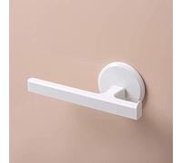 JZWCHQ Plastic Towel Rack Hanger Wall-Mounted Towel Rack Bathroom Towel Holders Shelf Roll Paper Holder Hook Bathroom Storage Rack 18.5X7.5cm (Color : Yellow)