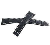 JZWCHQ Raymond Weil 20mm Blue Leather Watch Band Strap V1.18