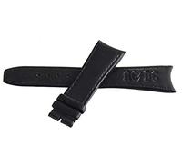 JZWCHQ RaymondWeil Freelancer AC/DC 22mm Black Leather Watch Band Strap V1.18