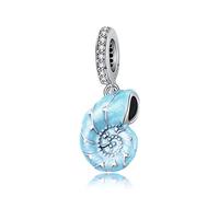 JZWCHQ Rings Women,925 sterling Ocean Starfish Conch Shell Charm Pendant for DIY Jewelry Making Necklace Bracelet Earring DIY
