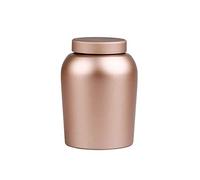 JZWCHQ Small Funeral Urn Adult Ashes,Cremation Urns for Pet,Metals Keepsake for Dog&Cat,Human Medium and Large,Burial Urn at Home or Cemetery/Gold/11.3 * 14.8Cm