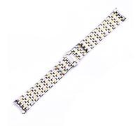 JZWCHQ Solid Stainless Steel Watchband 20mm For OMEGA DEVILLE Watch Strap Deployment Clasp Curved End Wrist Watches Bracelet