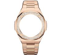 JZWCHQ Stainless Steel Watch Band Mod Kit，Watch Case And Band For Men, All Metal Diamond Face Cover Replacement Watch Strap，For GA2110 Accessories