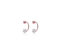 JZWCHQ Star Zircon Fashion Romantic Star Earrings Women's Simple and Elegant Party Jewelry High-end Earrings