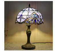 JZWCHQ table lamp bedside lamp/style table lamp, living room bedside bedroom table lamp, living room classic traditional stained glass antique base