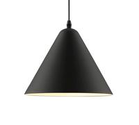 JZWCHQ Triangle Macaron Pendant Light - Creative E27 Single Head Hanging Lamp with Adjustable Cord, Elegant Industrial Suspension Chaner for Kitchen, Bedroom, Dining Room, Restaurant(Blue,13.7in)