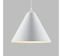 JZWCHQ Triangle Macaron Pendant Light - Creative E27 Single Head Hanging Lamp with Adjustable Cord, Elegant Industrial Suspension Chaner for Kitchen, Bedroom, Dining Room, Restaurant(Blue,13.7in)