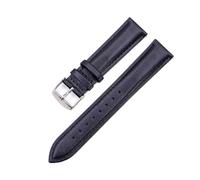 JZWCHQ Vegetable Tanned Leather Watch Strap 16 18 19 20 21 22 24mm Band Compatible with Compatible with DW Cow Leather Watchbands for Men Women(Dark Green-Silver,24mm)