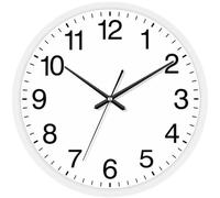 JZWCHQ Wall Clock Living Room Hanging Clock, Simple and Fashionable Home Clock, Creative and Personalized Quartz Clock, Suitable for Living Rooms and Offices. Decor Clock(White,Large)