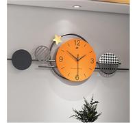 JZWCHQ Wall Clock Modern Art Wall Clock Modern Minimalist Living Room Clocks, Light Luxury Wall Decorations, Creative Wall Clocks for Home Restaurant - Mural Design B Small Size 800X290MM