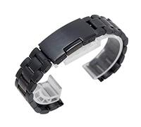 JZWCHQ watch strap, deployment buckle stainless steel strap men's watch band 18mm 20mm 22mm 24mm curved bracelet bracelet