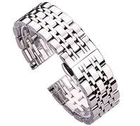 JZWCHQ watch straps 18mm 20mm 22mm stainless steel watch band strap silver polished mens luxury replacement metal watchband bracelet accessories