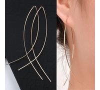 JZWCHQ Zircon Inlaid Rose Bowknot Love Earrings For Women Wedding Jewelry Birthday Gifts