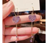 JZWCHQ Zircon Inlaid Rose Bowknot Love Earrings For Women Wedding Jewelry Birthday Gifts