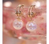 JZWCHQ Zircon Inlaid Rose Bowknot Love Earrings For Women Wedding Jewelry Birthday Gifts