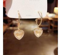 JZWCHQ Zircon Inlaid Rose Bowknot Love Earrings for Women Wedding Jewelry Birthday Gifts