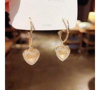 JZWCHQ Zircon Inlaid Rose Bowknot Love Earrings For Women Wedding Jewelry Birthday Gifts