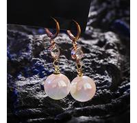 JZWCHQ Zircon Inlaid Rose Bowknot Love Earrings For Women Wedding Jewelry Birthday Gifts
